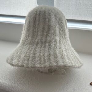 A New Day Cream Fuzzy Bucket Hat